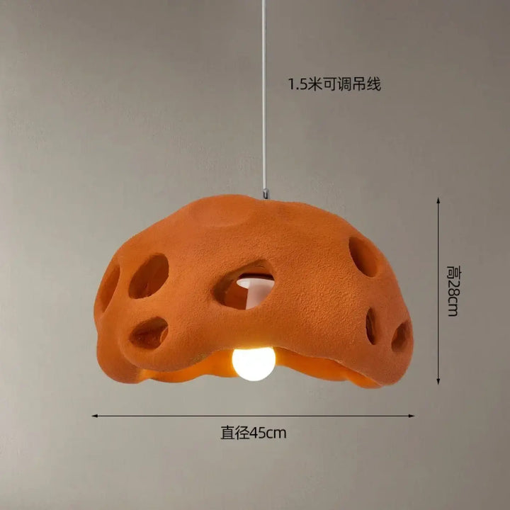 Suspension luminaire en résine design moderne