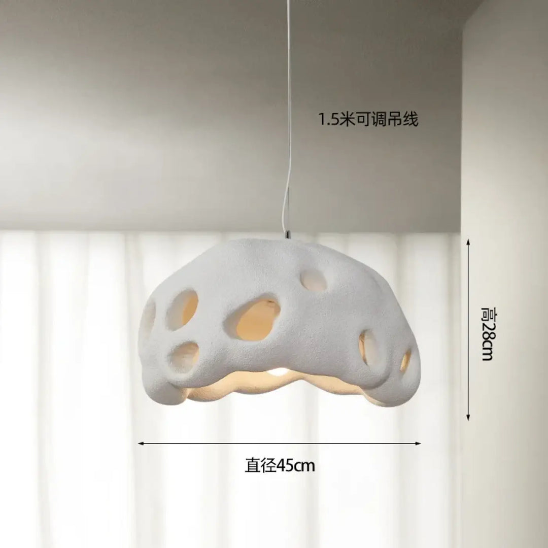 Suspension luminaire en résine design moderne