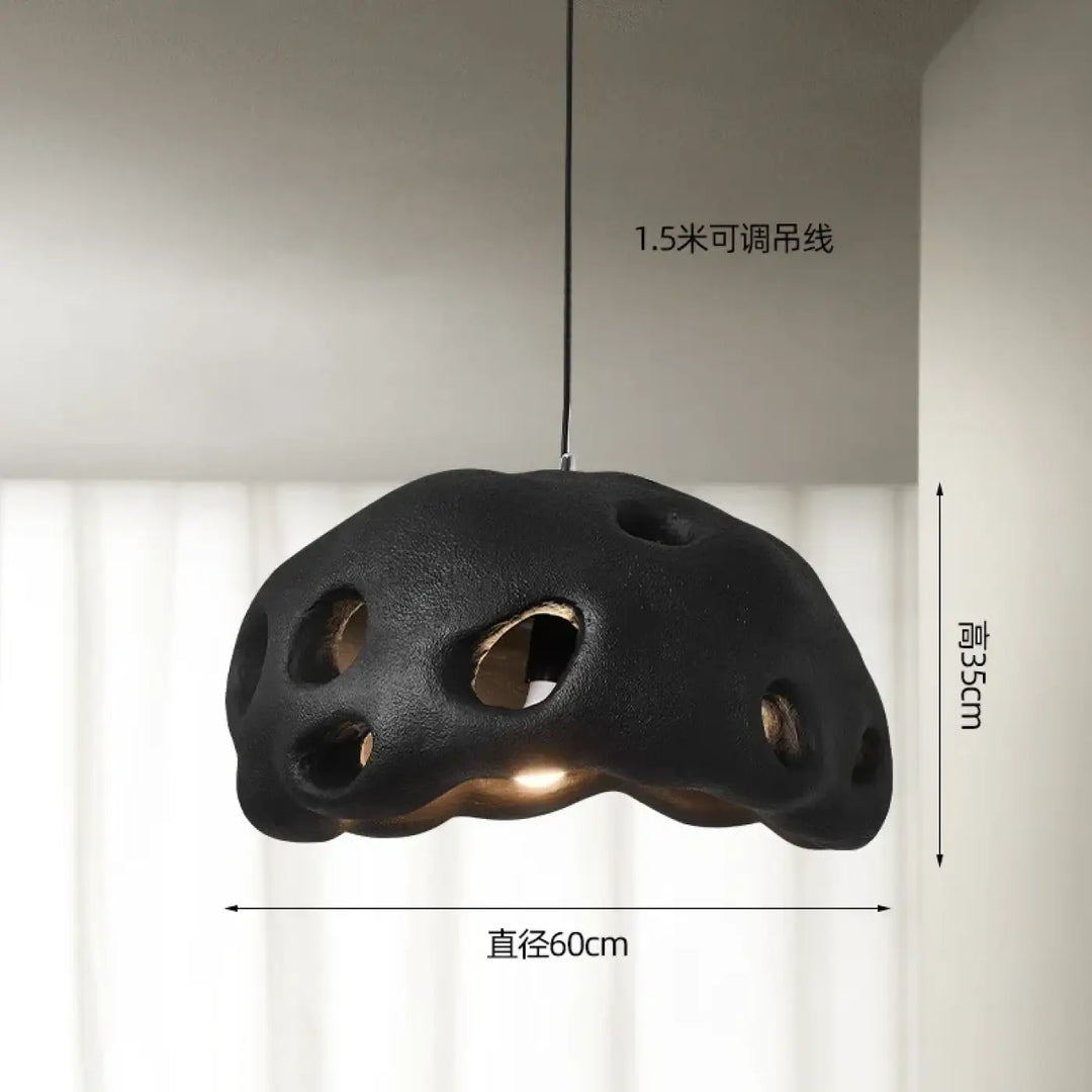 Suspension luminaire en résine design moderne