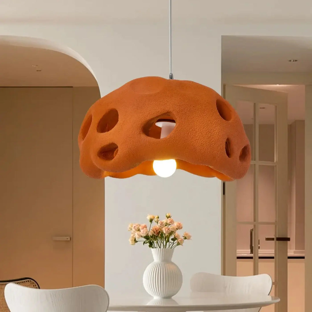 Suspension luminaire en résine design moderne