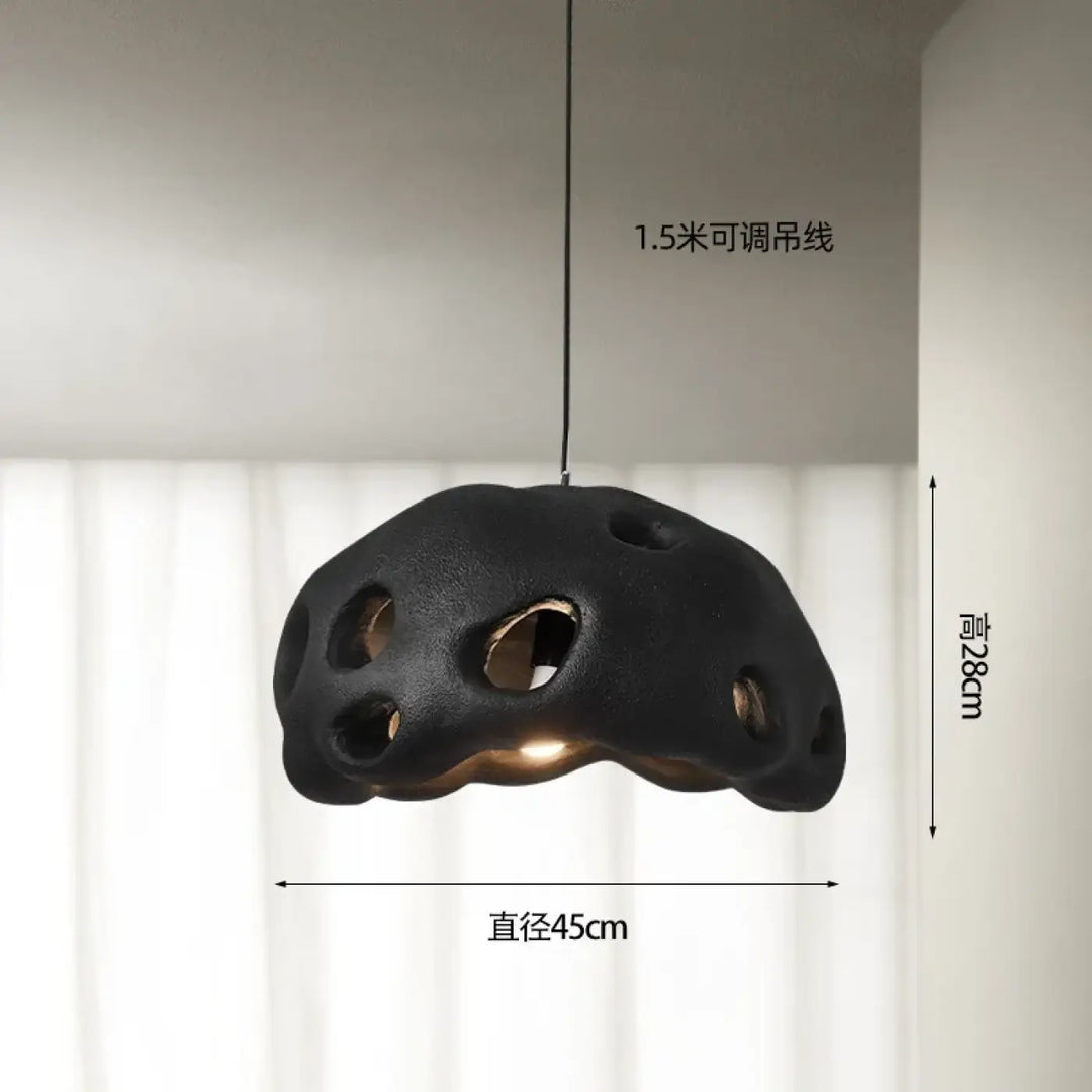 Suspension luminaire en résine design moderne