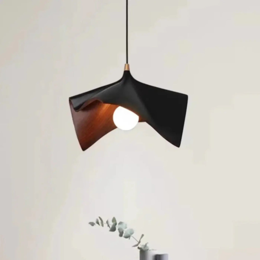 Suspension luminaire en résine design vintage style rétro