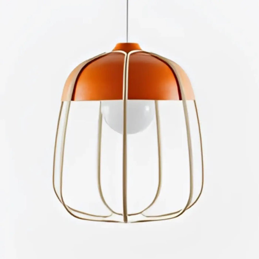 Suspension luminaire caldera en fil cuivre et verre dépoli avec ampoule pour un style suspension luminaire rétro élégant plus qu’un simple éclairage