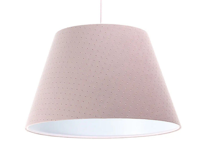 Pendant lamp Bell Jasmin – Old pink/White