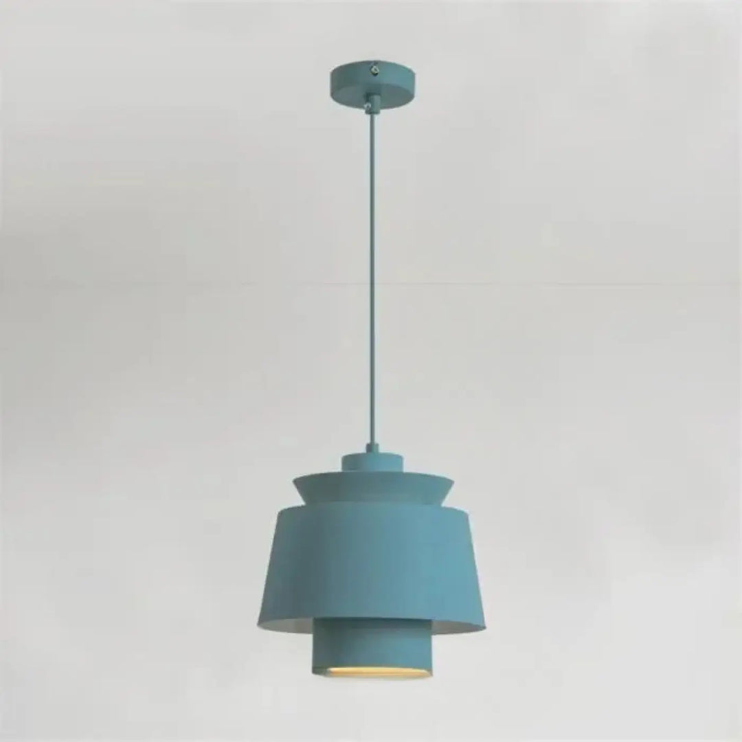 Suspension luminaire pendila teal à étages avec design moderne et épuré pour éclairage intérieur élégant