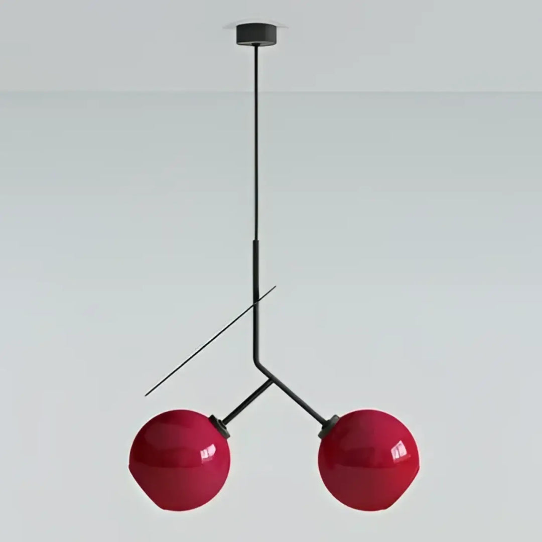 Suspension Luminaire Sphère Colorée Style Contemporain Chic