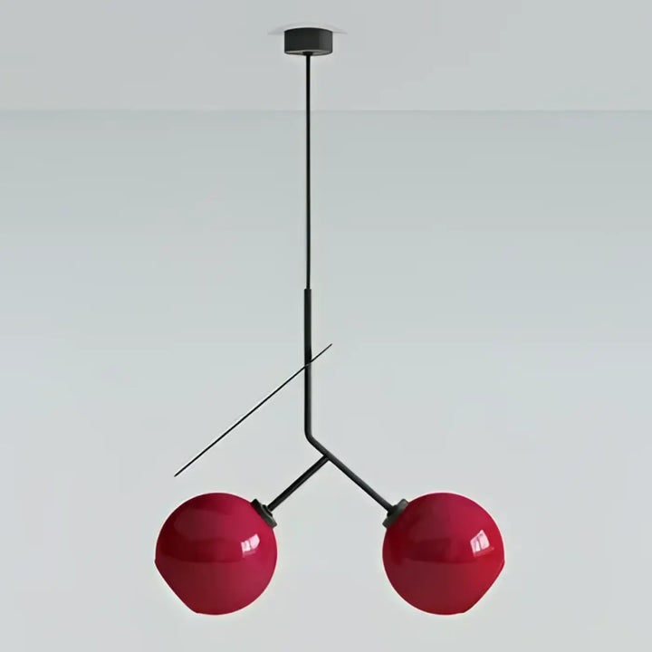 Suspension Luminaire Sphère Colorée Style Contemporain Chic