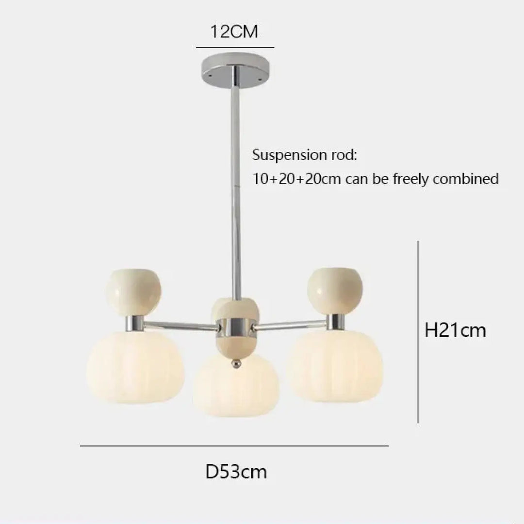 Suspension têtes moderne vert design écologique élan