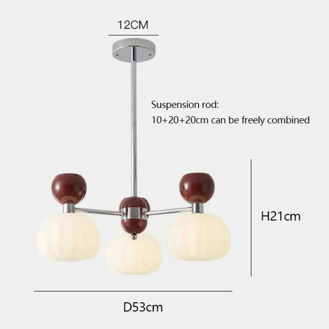 Suspension têtes moderne vert design écologique élan