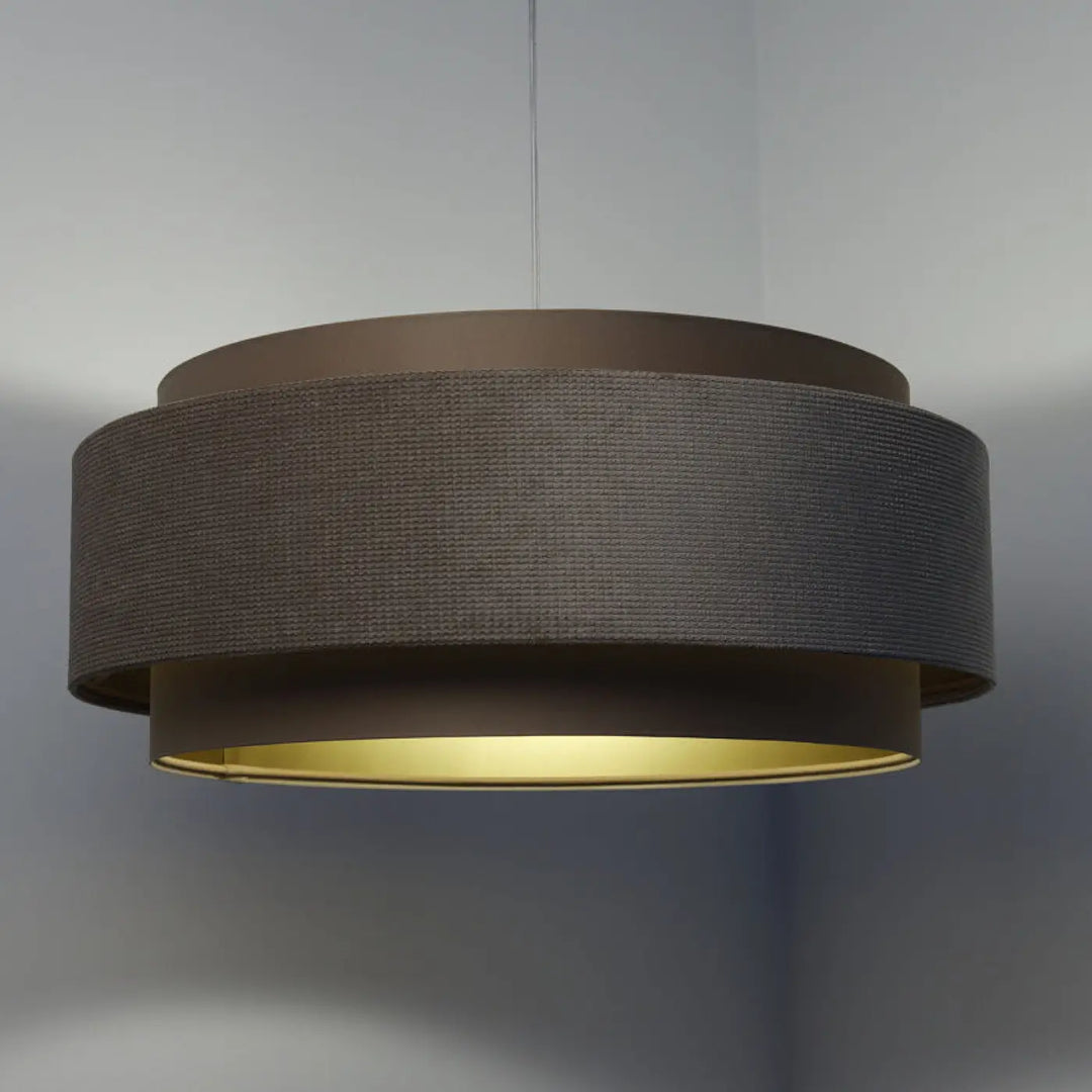 Suspension Luminaire | DOBLO CLASSIC (Beige/Doré)