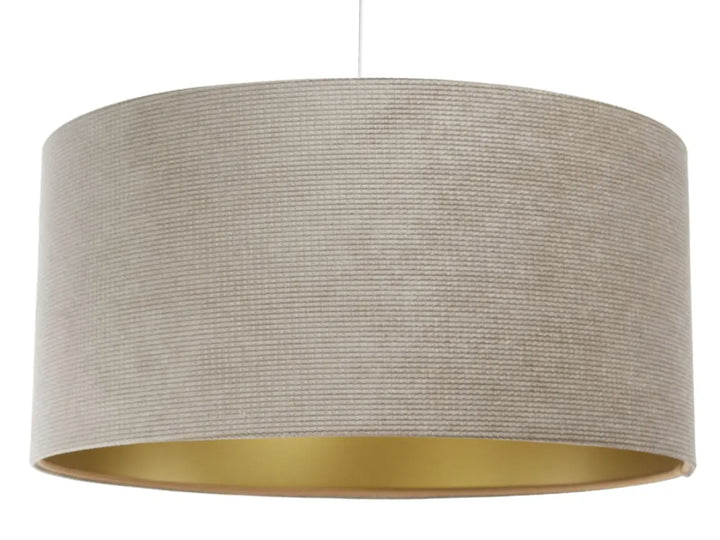 Pendant lamp  Glamour Structural Velour – Beige/Gold