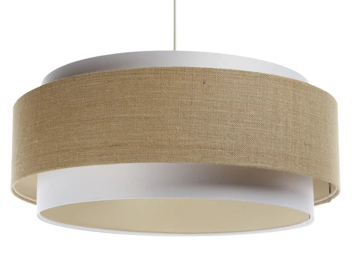 Pendant lamp Doblo Classic – White/Beige/Ecru