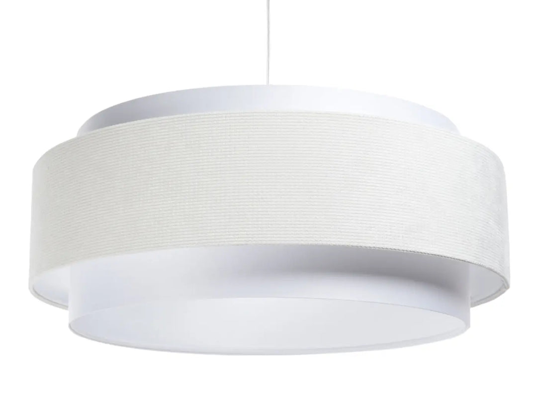 Pendant lamp Doblo Classic – Snow white/Creme white