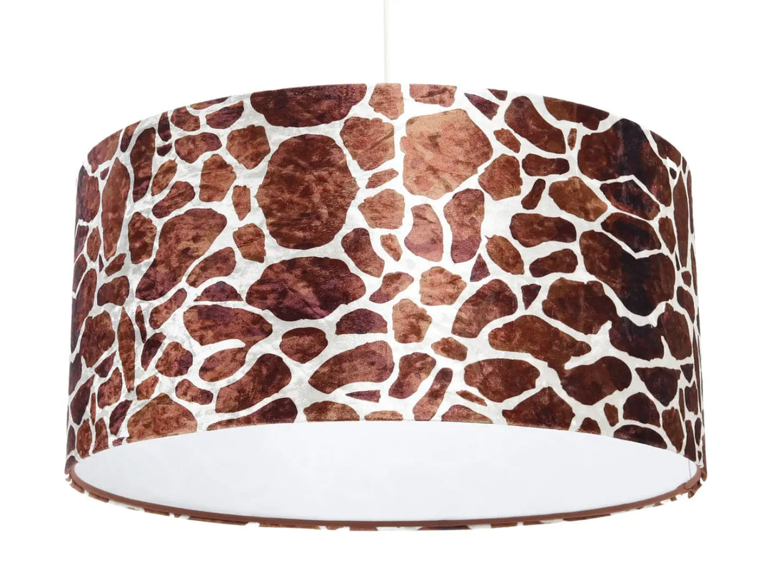 Pendant lamp Safari – Light brown/White