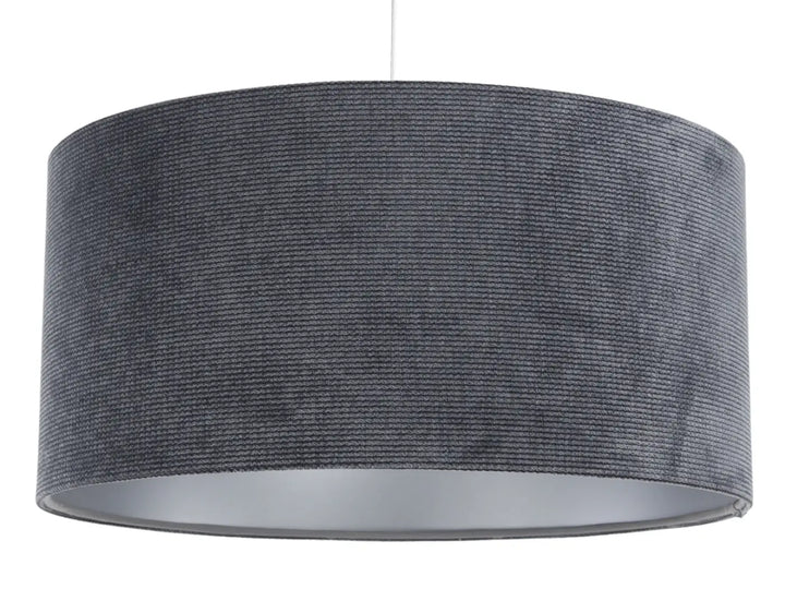 Pendant lamp  Glamour Structural Velour – Graphite/Silver
