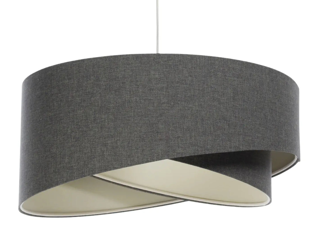 Pendant lamp GALAXY Boho Elegant – Graphite/Ecru