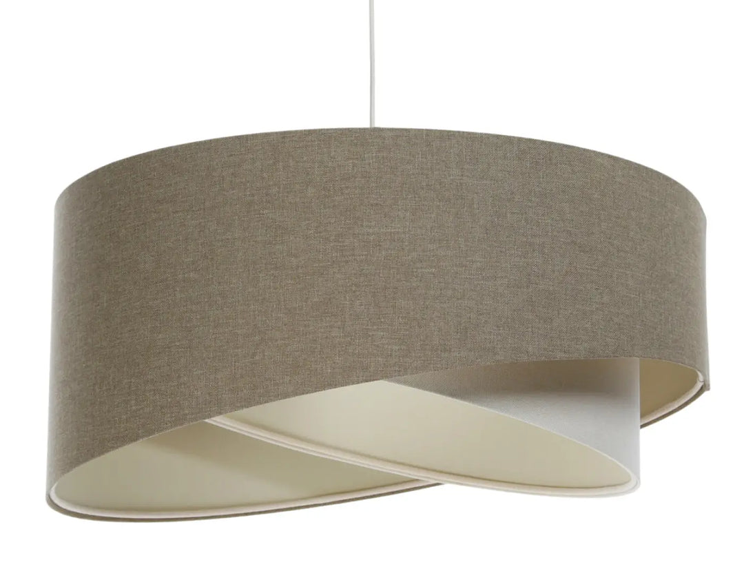 Pendant lamp GALAXY Boho Elegant – Grey brown/Creme