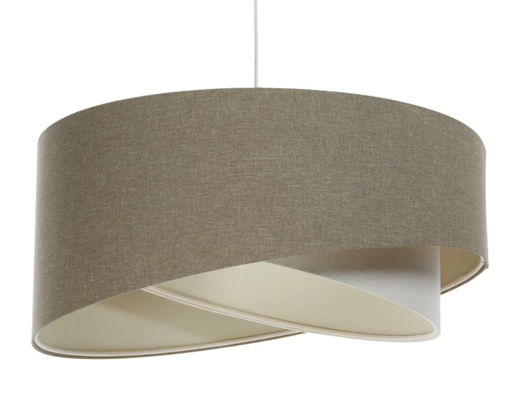 Pendant lamp GALAXY Boho Elegant – Grey brown/Creme