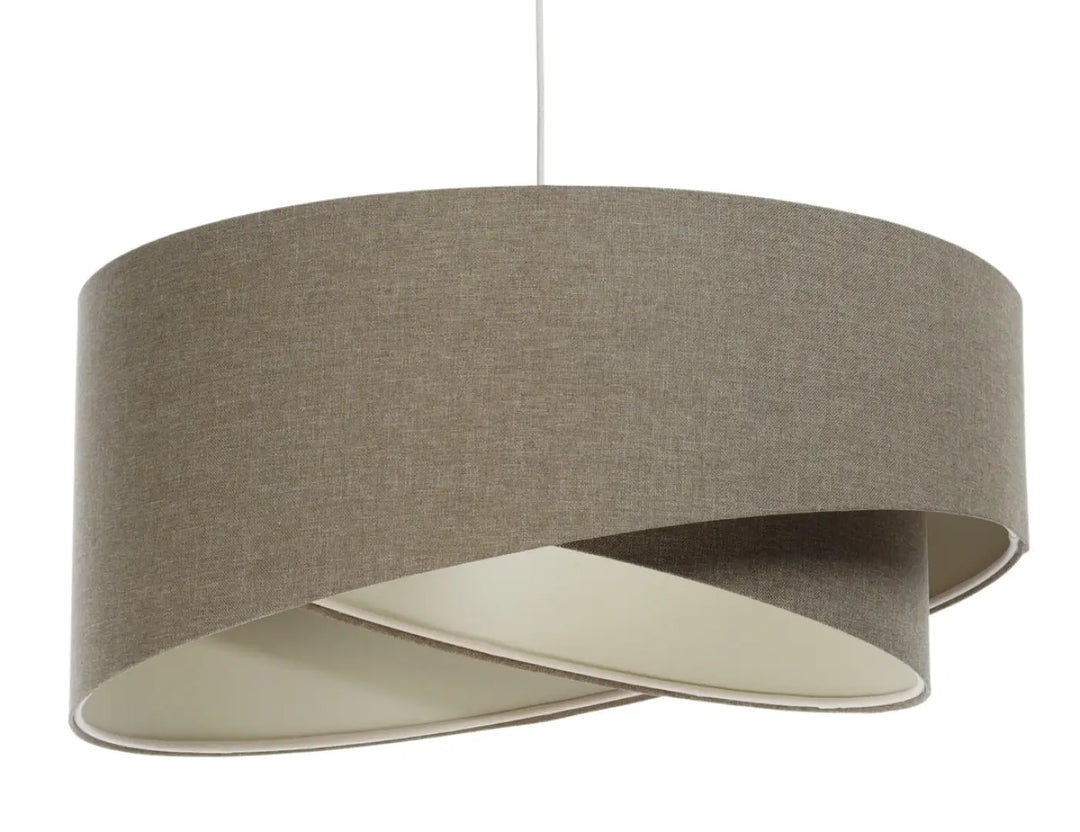 Pendant lamp GALAXY Boho Elegant – Grey brown/Ecru