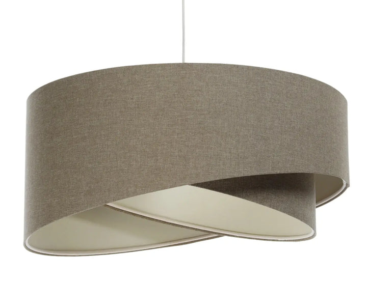 Pendant lamp GALAXY Boho Elegant – Grey brown/Ecru