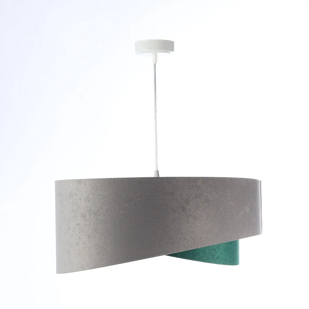 Suspension Luminaire | GALAXY VELOUR 50 cm (Gris/Vert/Argent)