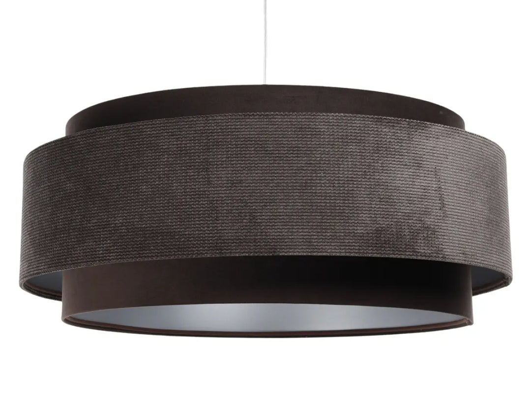 Pendant lamp Doblo Classic – Brown/Silver