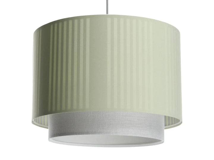 Pendant lamp Duo Lami Line – Mint/Light grey