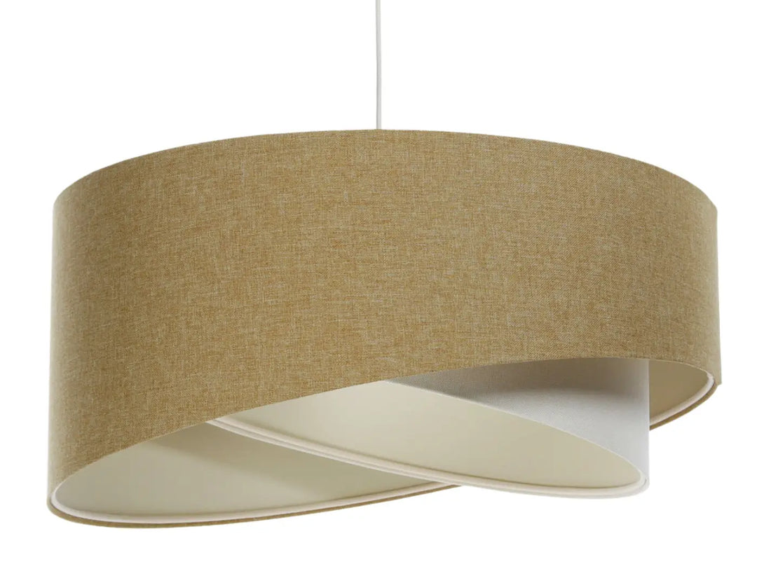 Pendant lamp GALAXY Boho Elegant – Mustard yellow/Creme