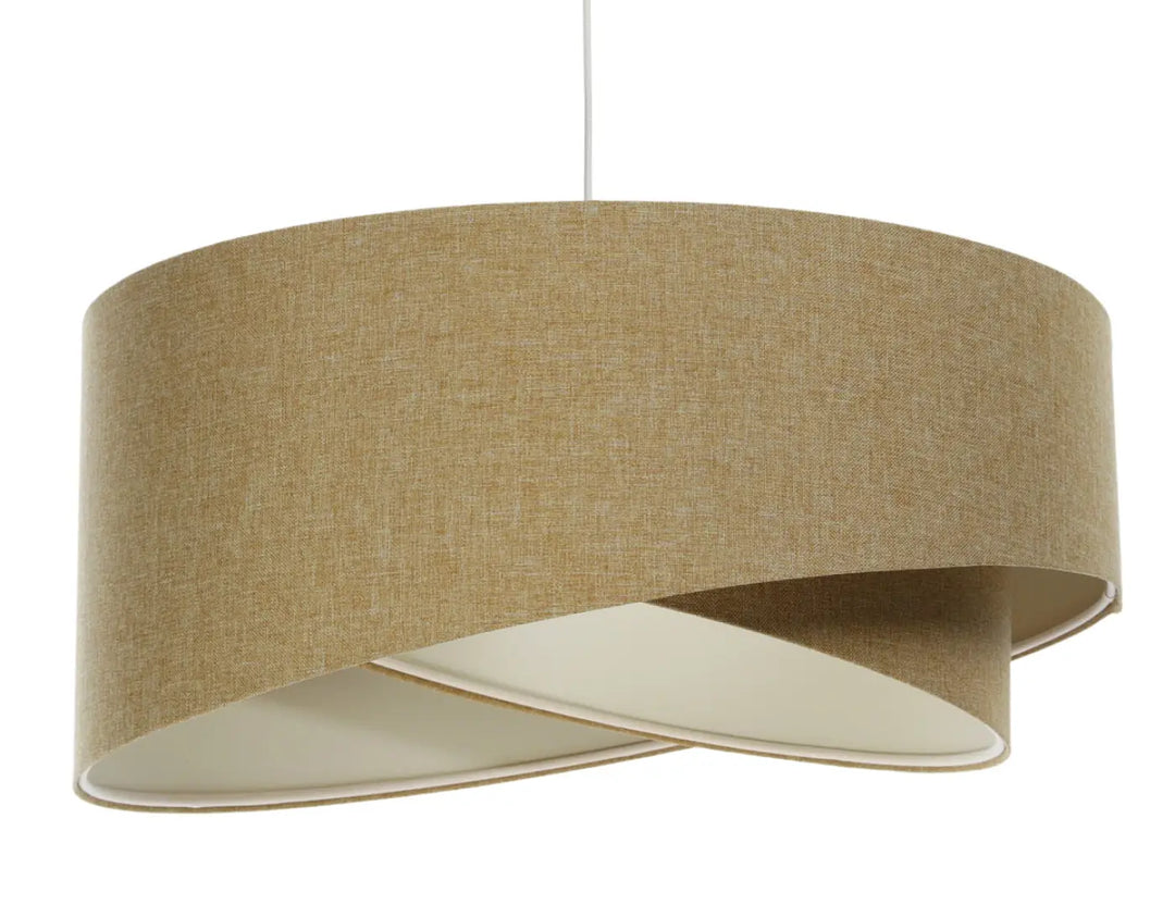 Pendant lamp GALAXY Boho Elegant – Mustard yellow/Ecru
