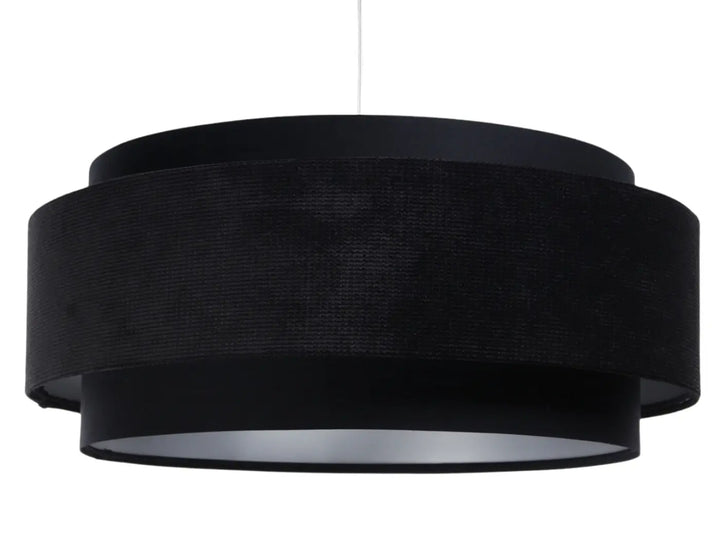 Pendant lamp Doblo Classic – Black/Silver