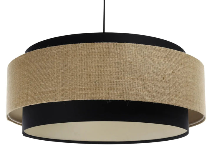 Pendant lamp Doblo Classic – Black/Beige/Ecru
