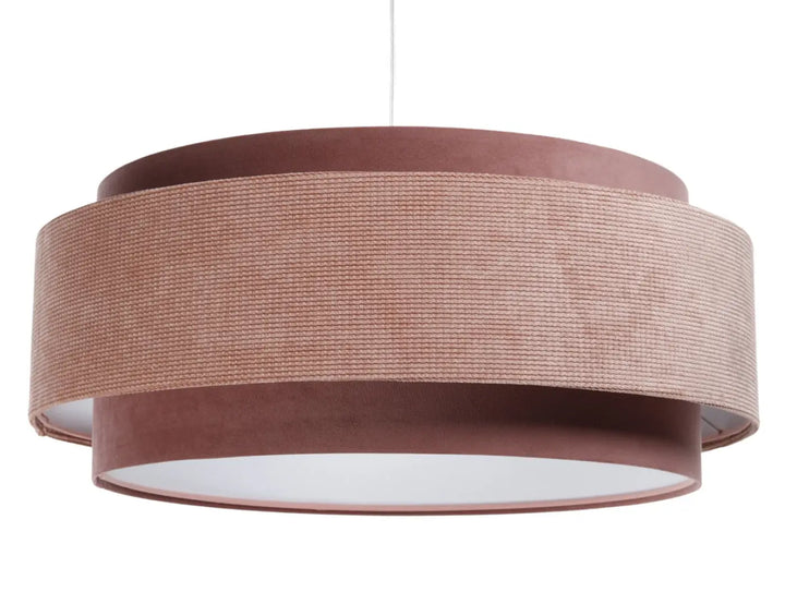 Pendant lamp Doblo Classic – Pink/White