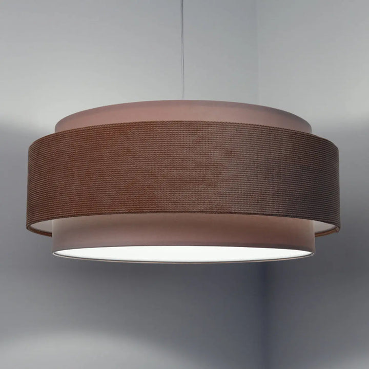 Suspension Luminaire | DOBLO CLASSIC (Rose Pâle/Blanc)
