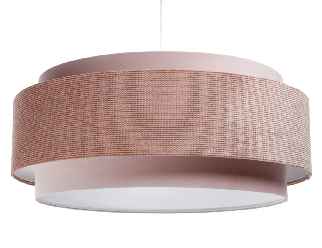 Pendant lamp Doblo Classic – Light pink/White