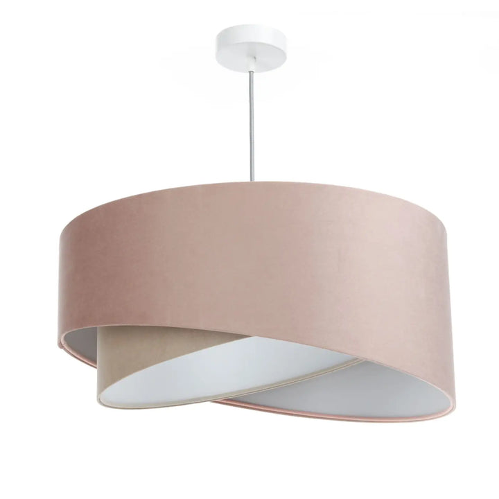 Suspension Luminaire | GALAXY JASMIN (Vieux Rose/Beige/Gris Clair)