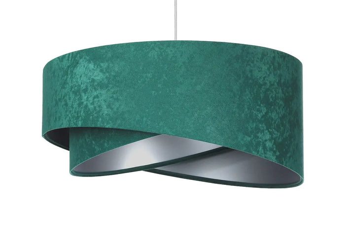 Pendant lamp Galaxy Velour 50 cm – Green/Silver