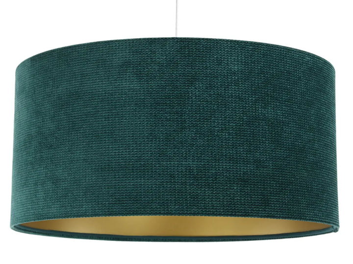 Pendant lamp  Glamour Structural Velour – Green/Gold