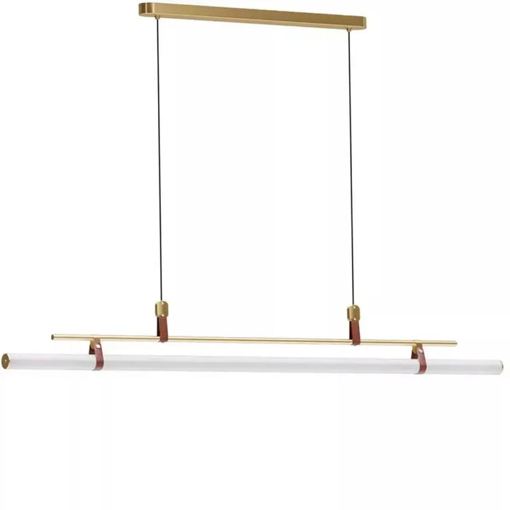 Suspension luminaire tube LED style industriel moderne

