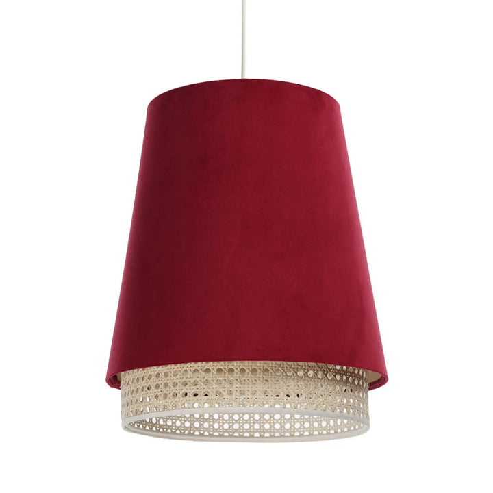 Pendant lamp Sensei Rattan – Turquoise