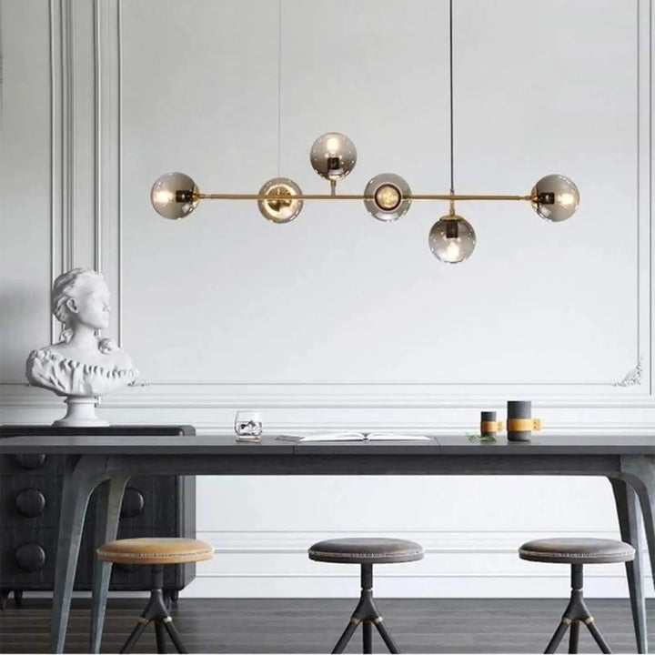Suspension Luminaire Verre Ampoules Élégantes