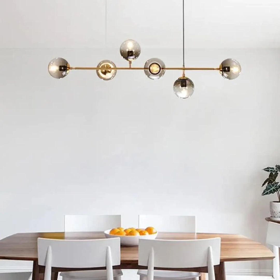 Suspension Luminaire Verre Ampoules Élégantes