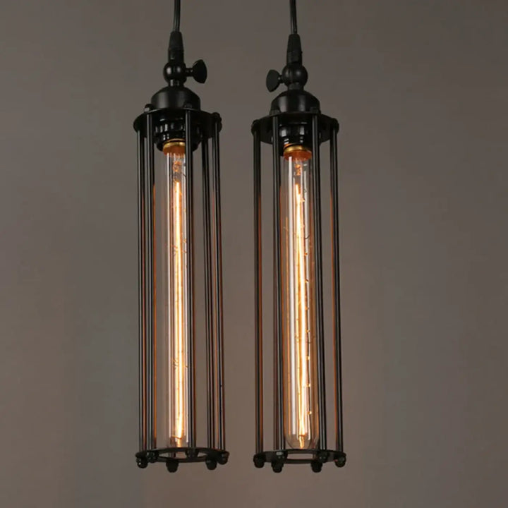 Suspension luminaire en verre au style vintage loft et rétro