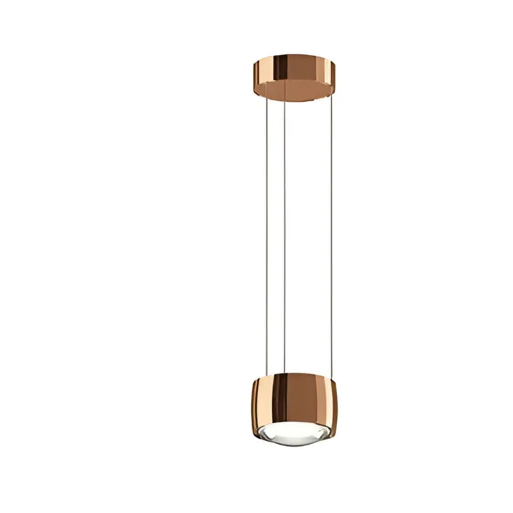 Suspension luminaire briss cuivre avec verre cristallin et design moderne pour une suspension luxe raffinée