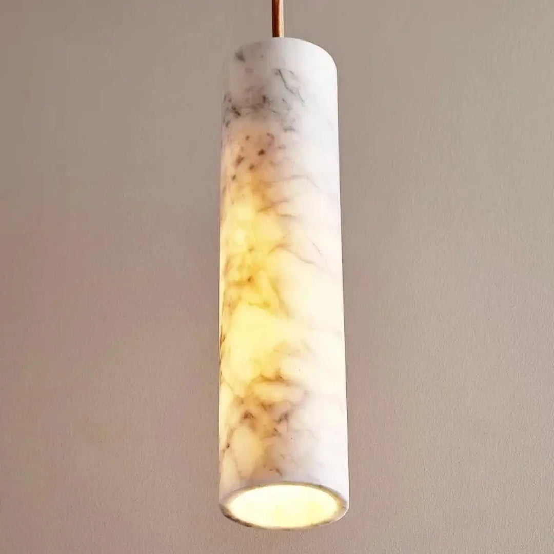 Suspension marbre led design élégant moderne