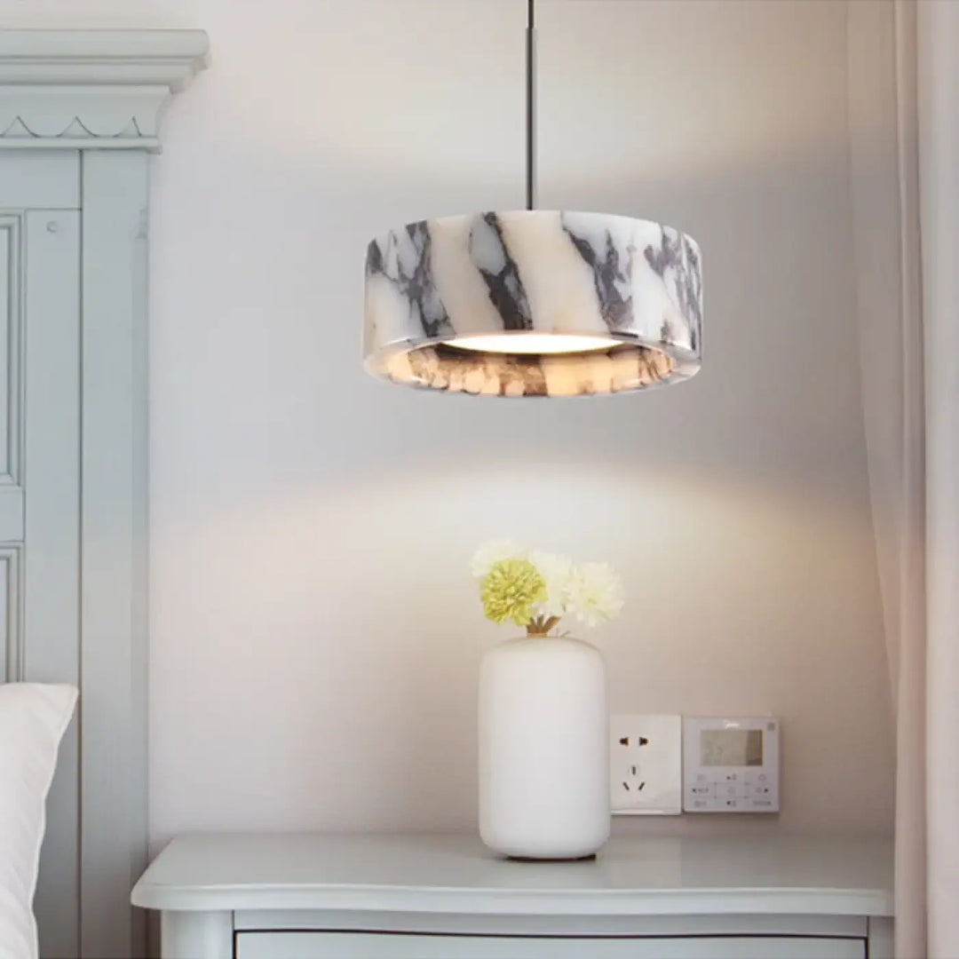 Suspension En Marbre Poli Pour Ambiance Chic Et Minérale