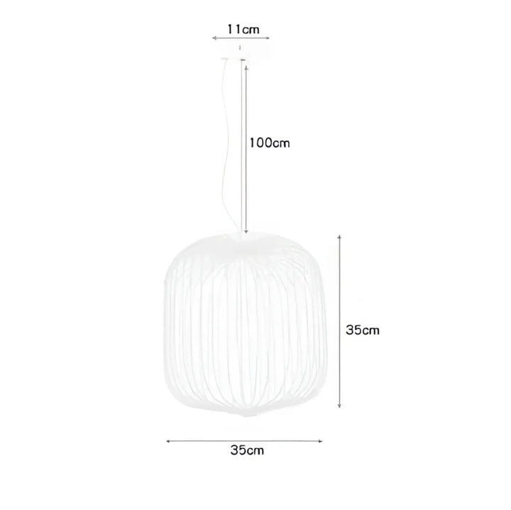 Suspension métal noir ou blanc contemporain décor chic