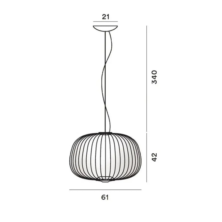 Suspension métal noir ou blanc contemporain décor chic