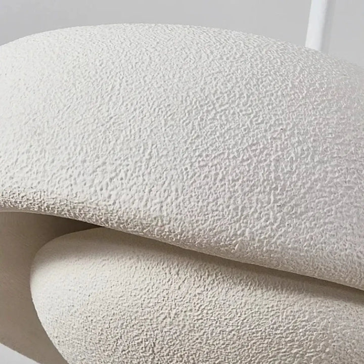 Suspension Moderne Design Dôme Texturé Blanc Noir Gris Intérieur Doré