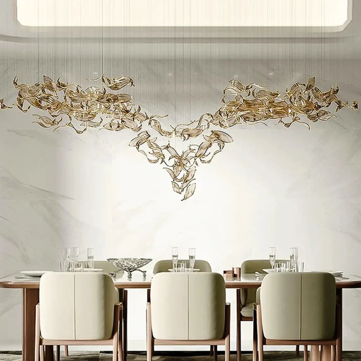 Suspension moderne inspiration nature luxueuse