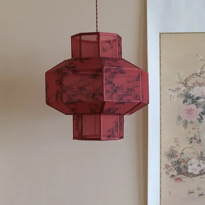 Suspension Moderne En Papier Inspirée Des Lanternes Traditionnelles